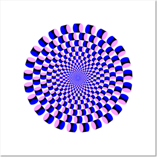 Optical Illusion - Color Variation of the Original Design Posters and Art